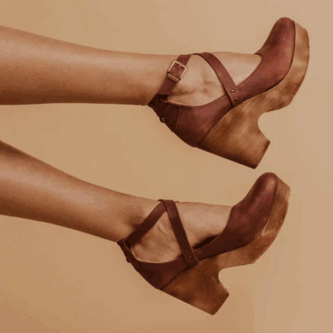 Priscilla | Closed-Toe Wedge Heels