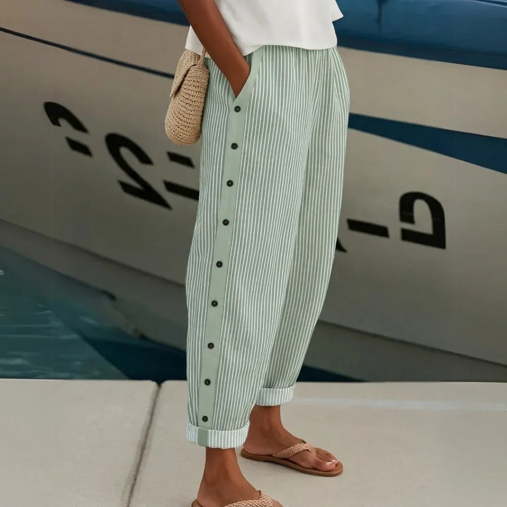 Aveline | Striped Trousers