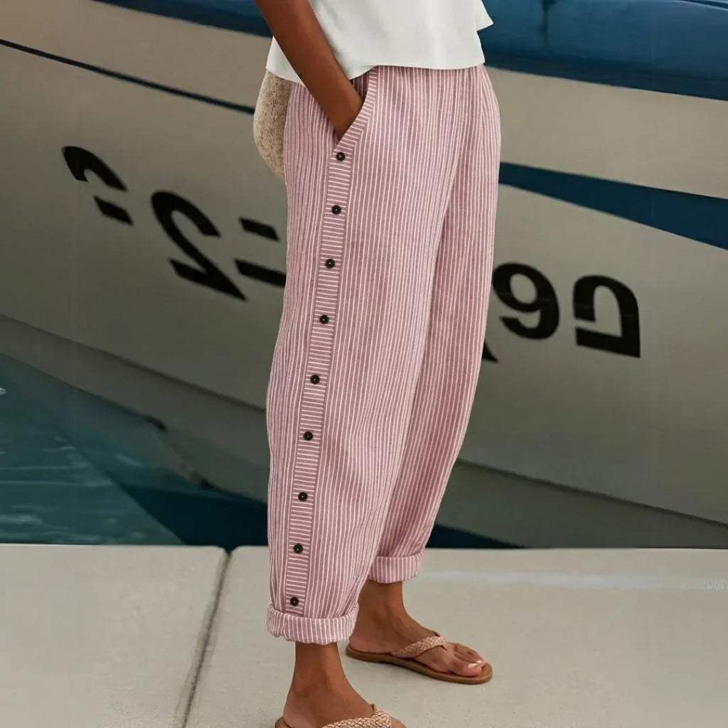Aveline | Striped Trousers