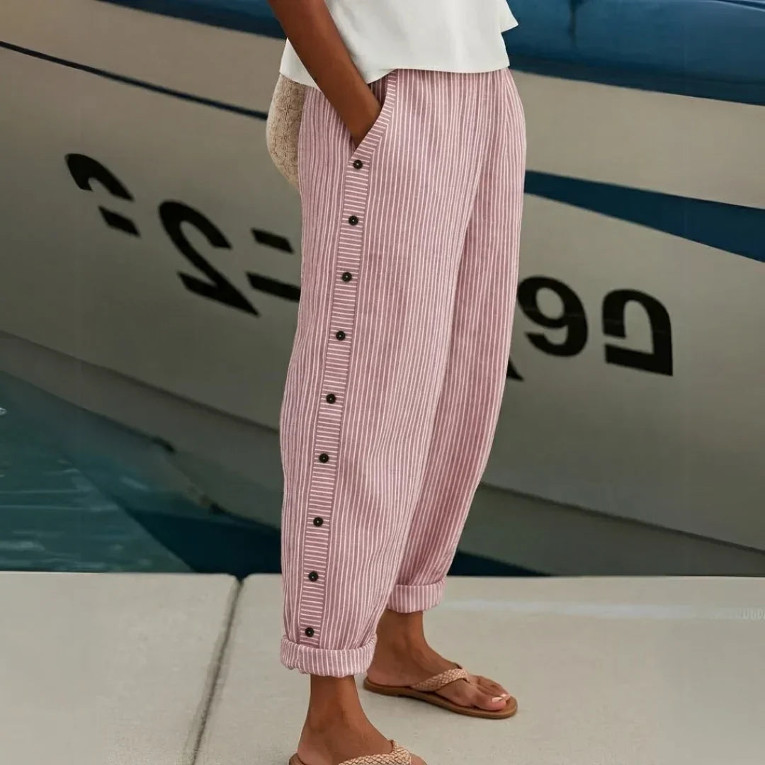 Aveline | Striped Trousers