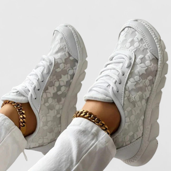 Ingrid | Lace-Detail Trainers