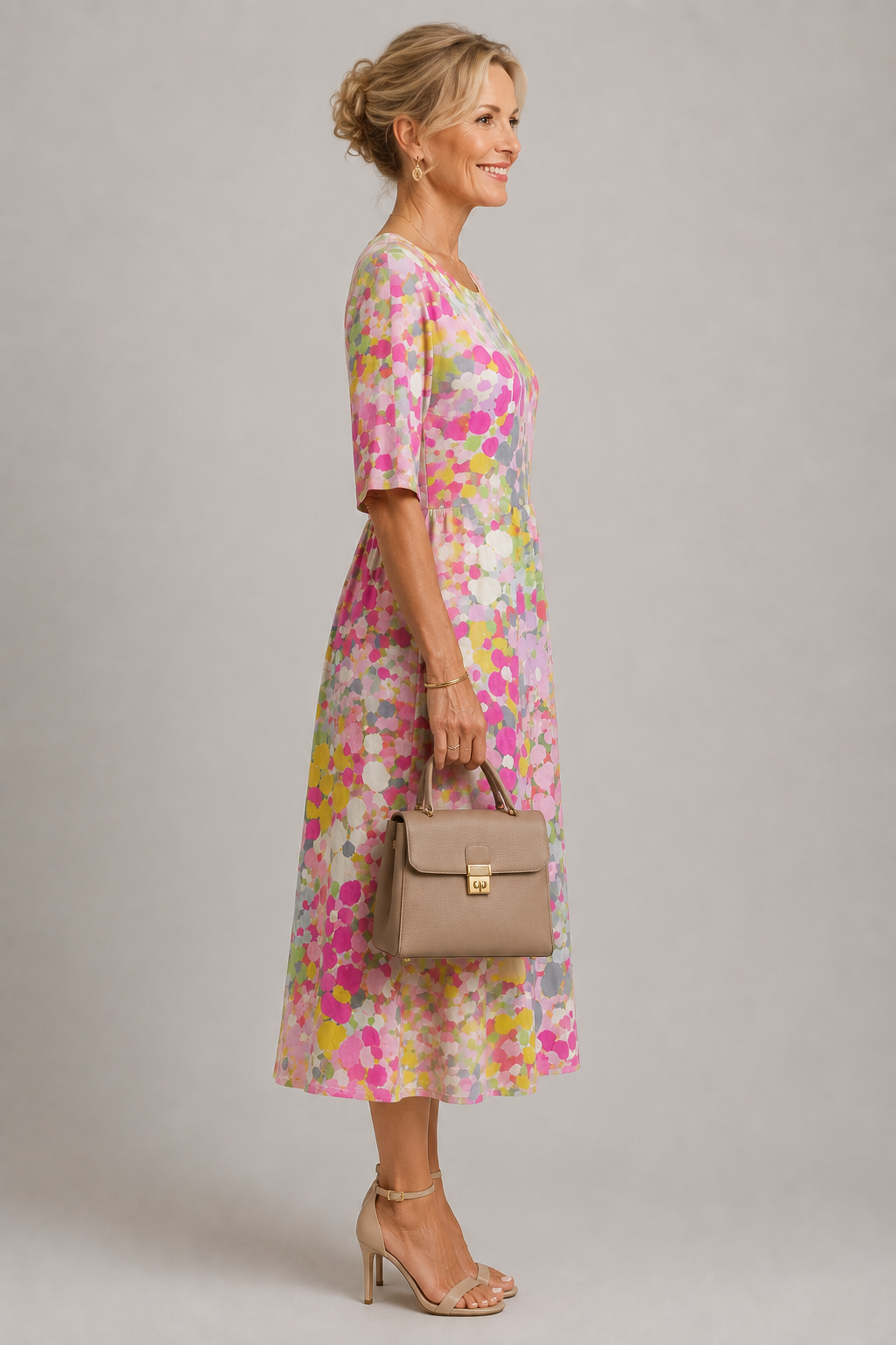 Eleanor | Floral Midi Dress