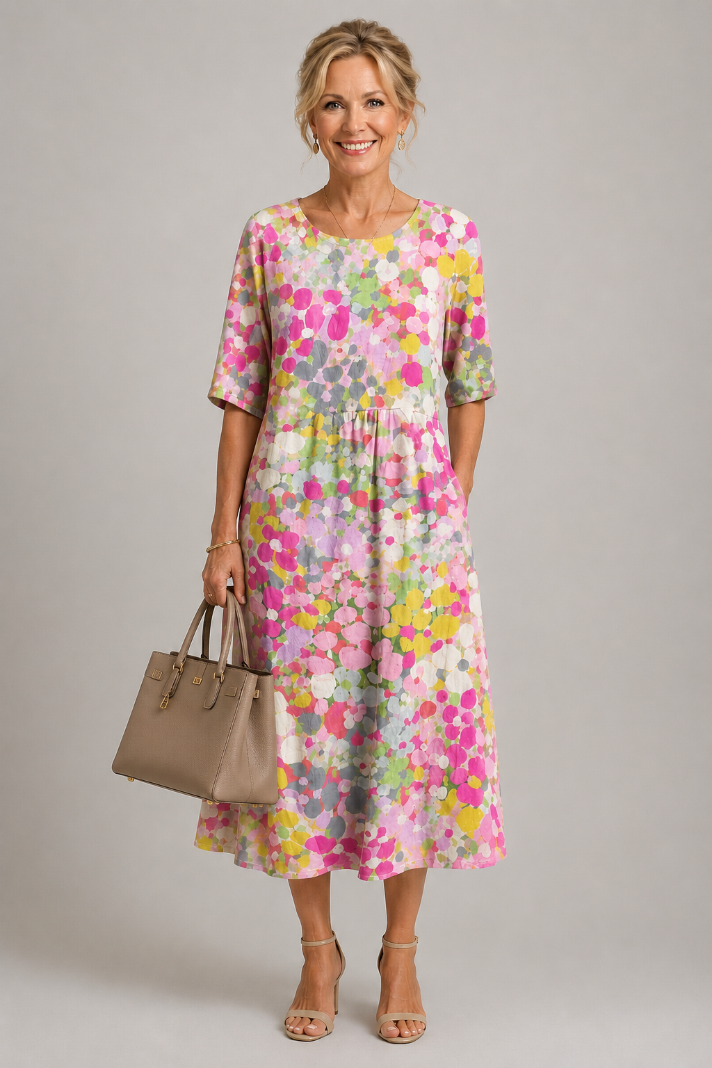 Eleanor | Floral Midi Dress