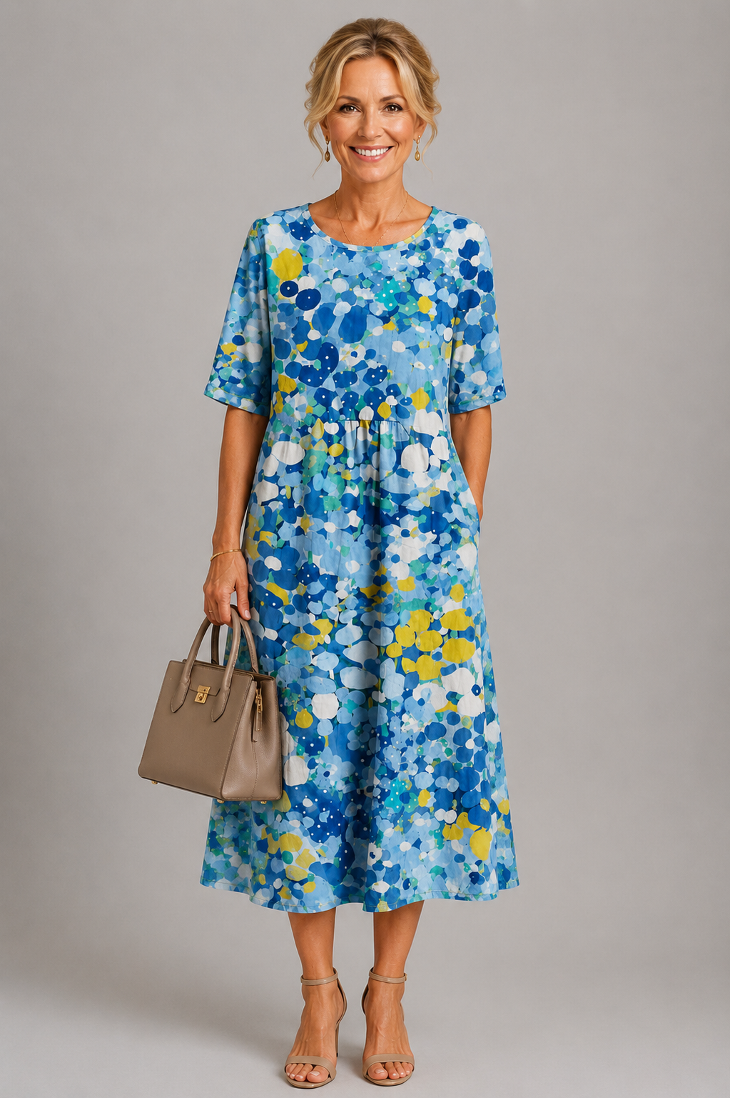 Eleanor | Floral Midi Dress