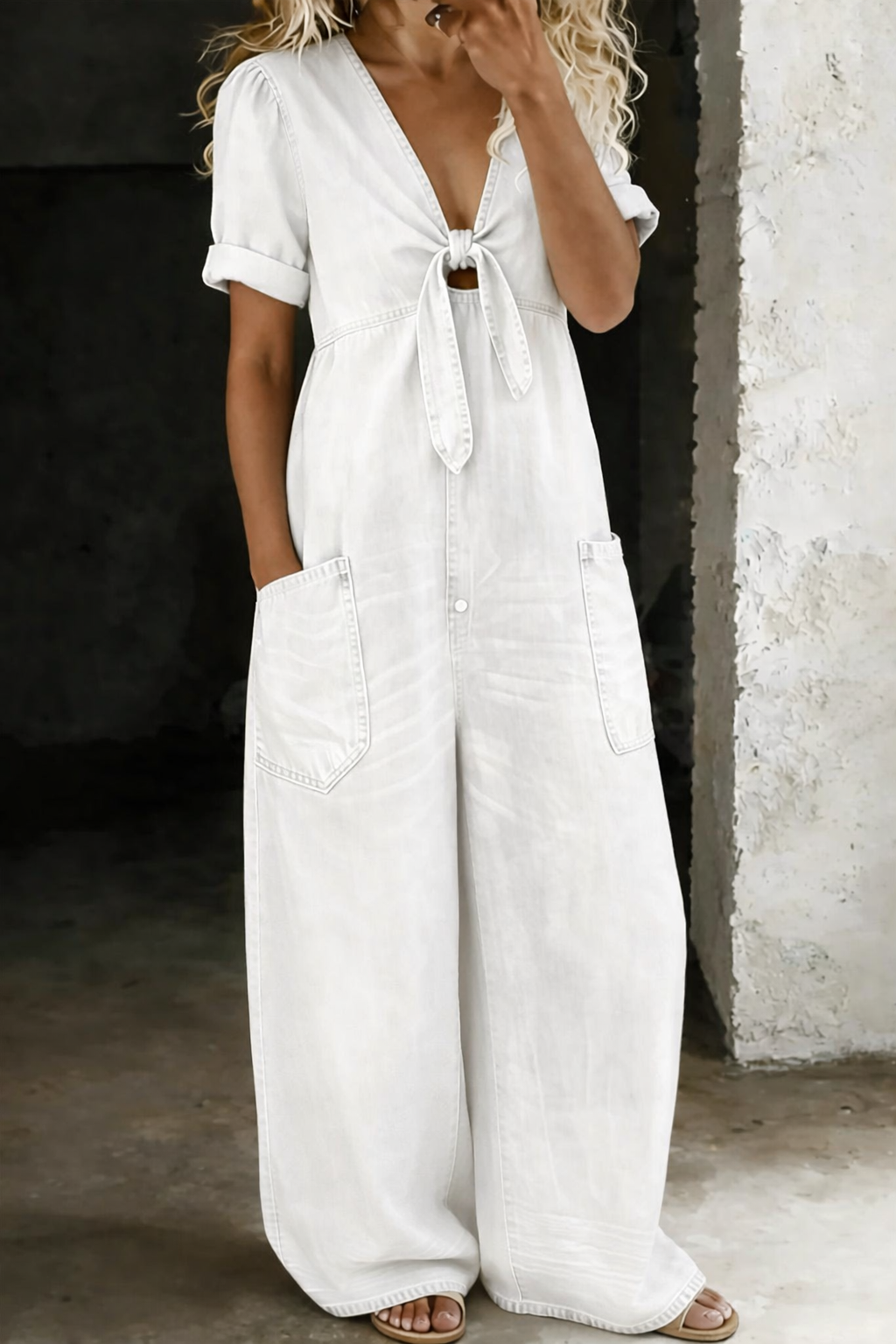 Alessia | V-Neck Jumpsuit