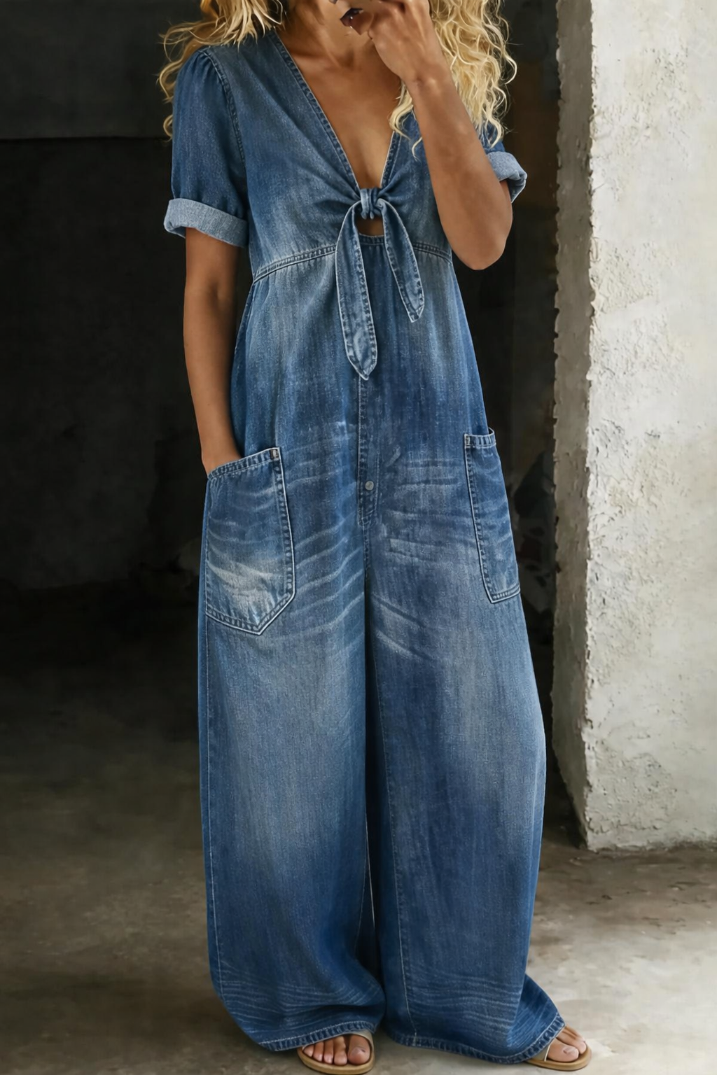 Alessia | V-Neck Jumpsuit