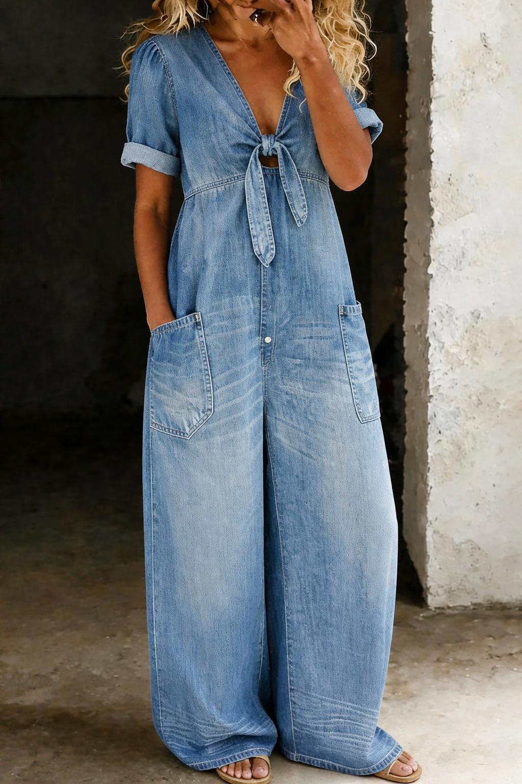 Alessia | V-Neck Jumpsuit