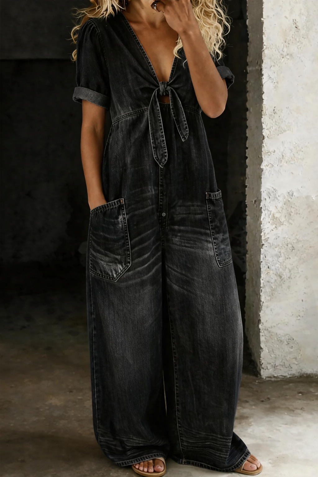 Alessia | V-Neck Jumpsuit