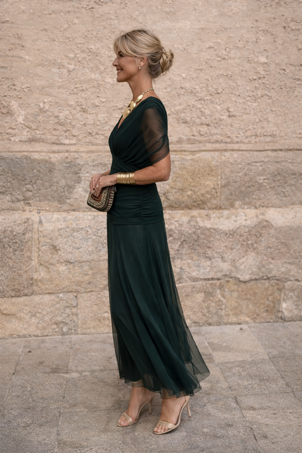 Eleanor | V-Neck Maxi Dress