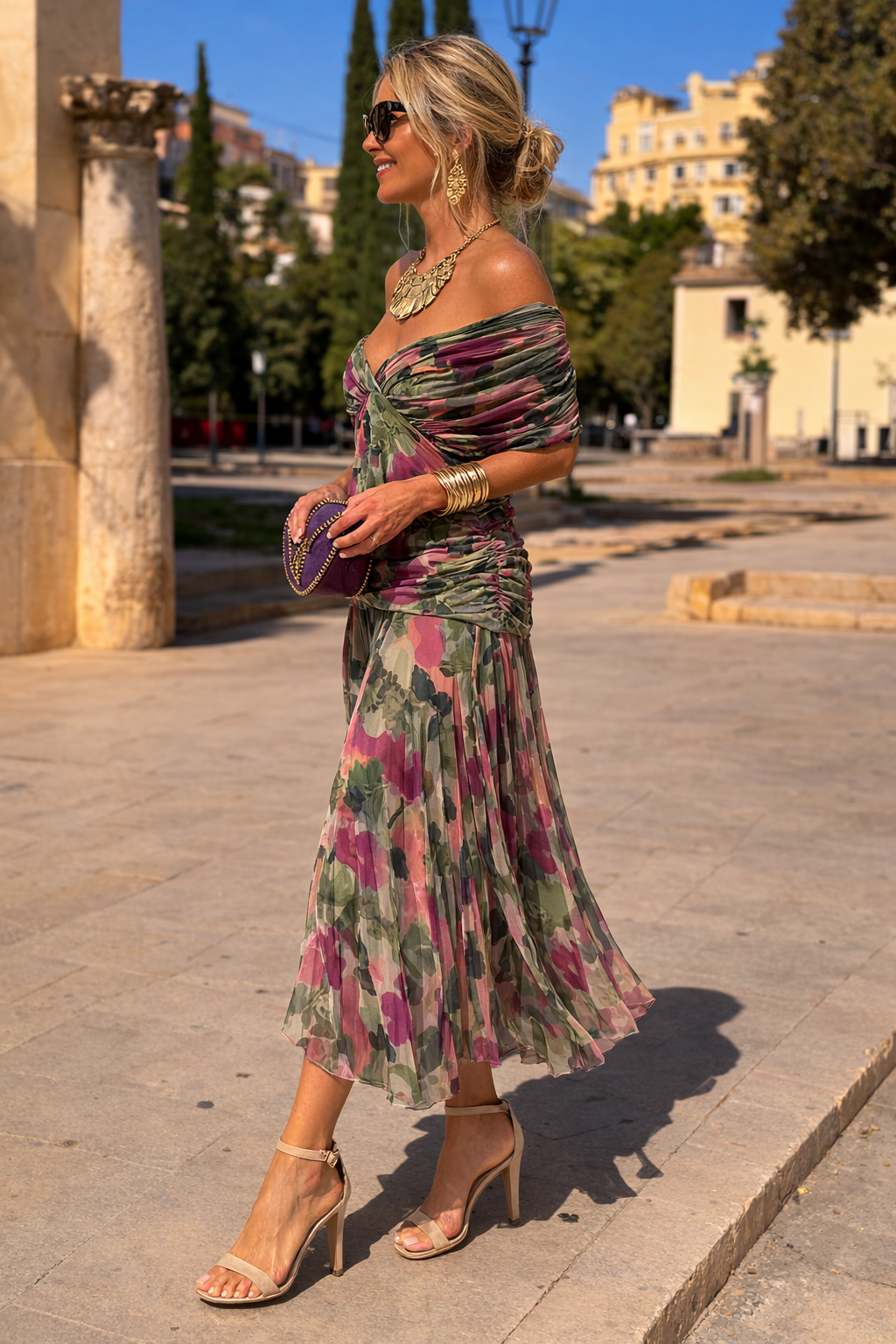 Eleanor | V-Neck Maxi Dress