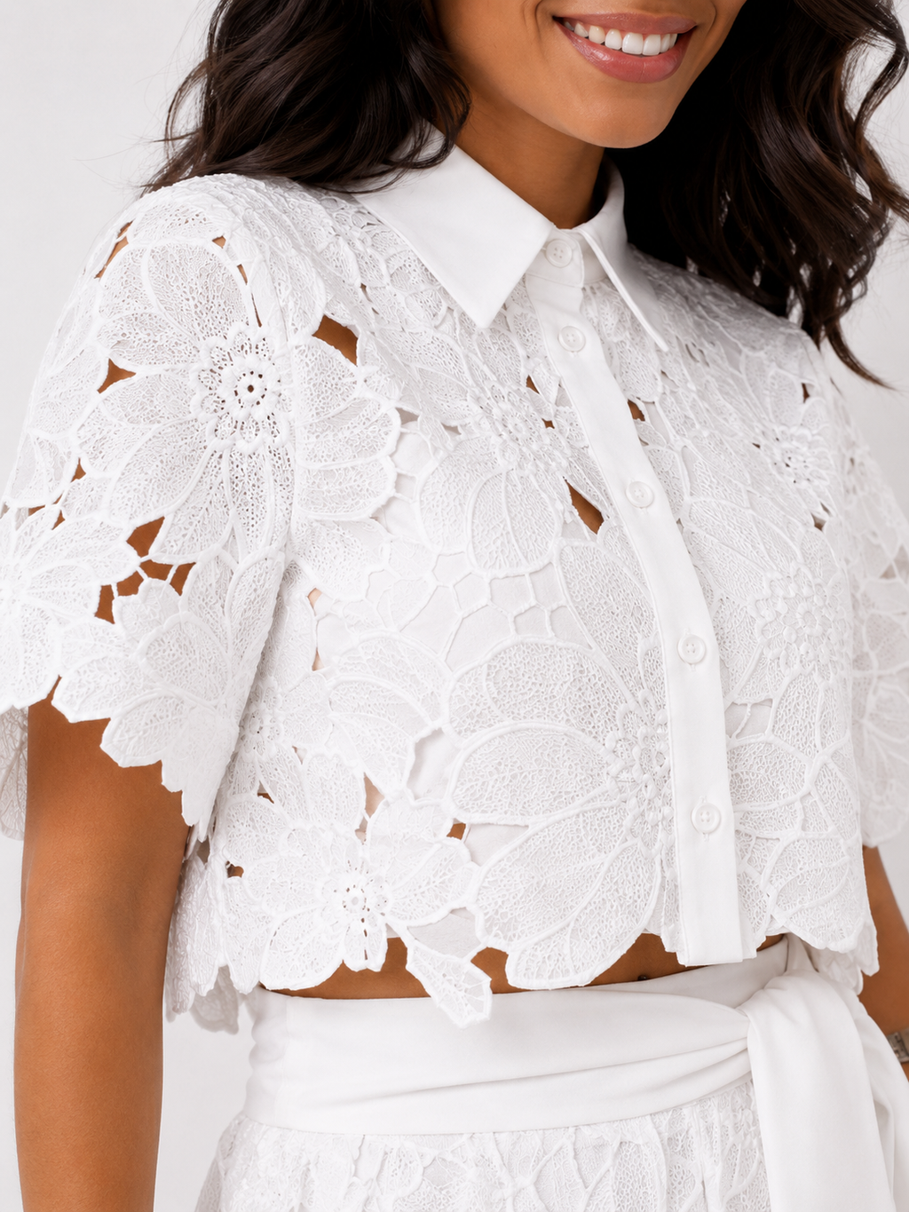 Genevieve | Floral Lace Co-ord Set