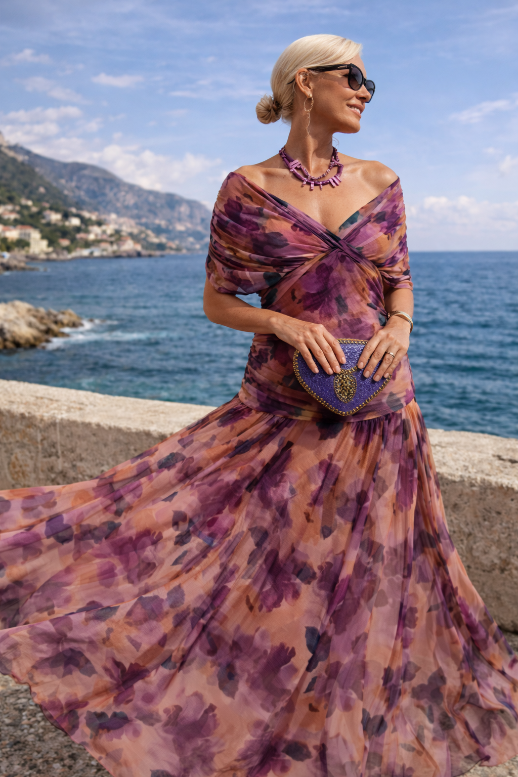 Eleanor | V-Neck Maxi Dress