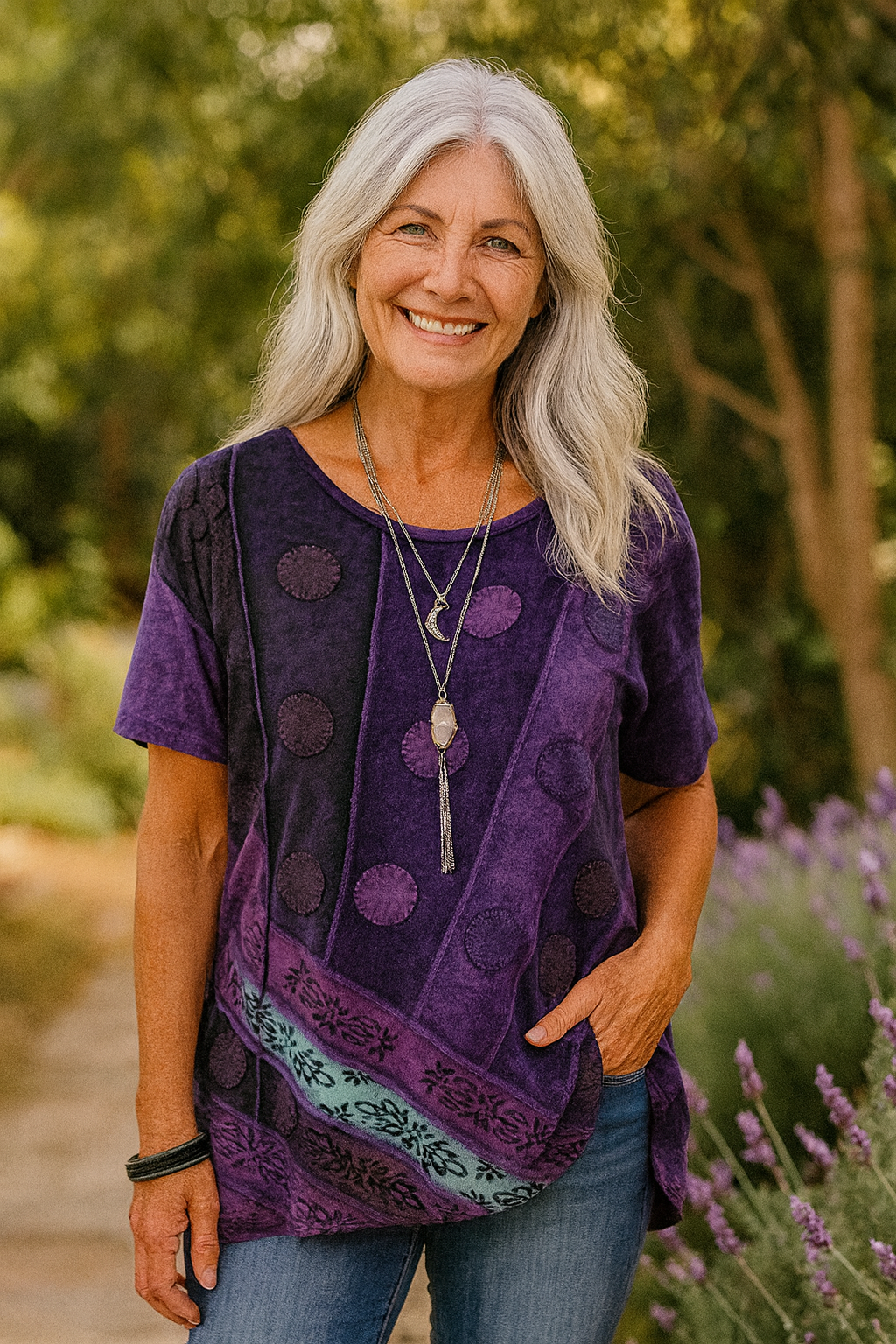 Loretta | Artistic Print Top