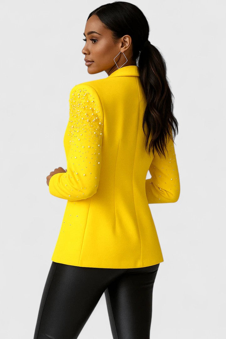 Aveline | Pearl-Embellished Blazer