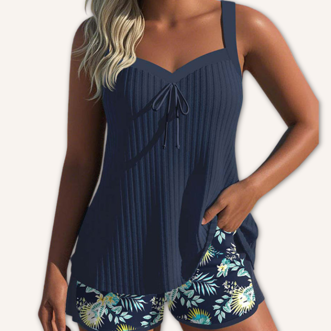 Clara | Floral Tankini Set