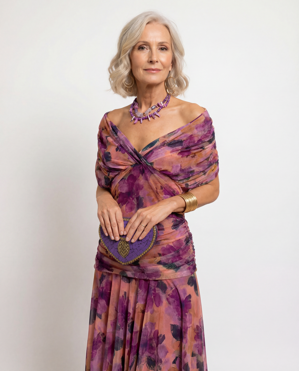 Kavela | Off-Shoulder Draped Dress