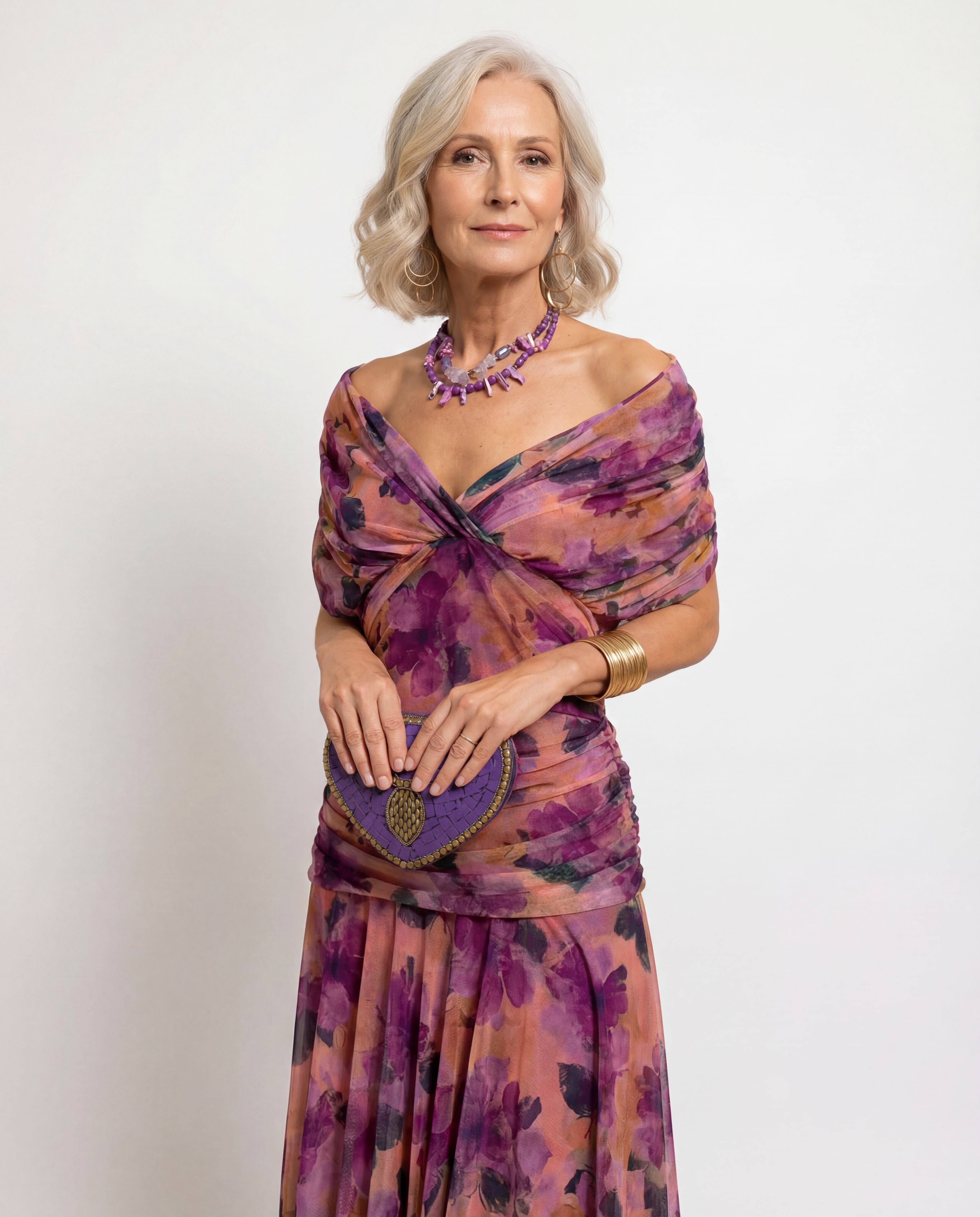 Kavela | Off-Shoulder Draped Dress
