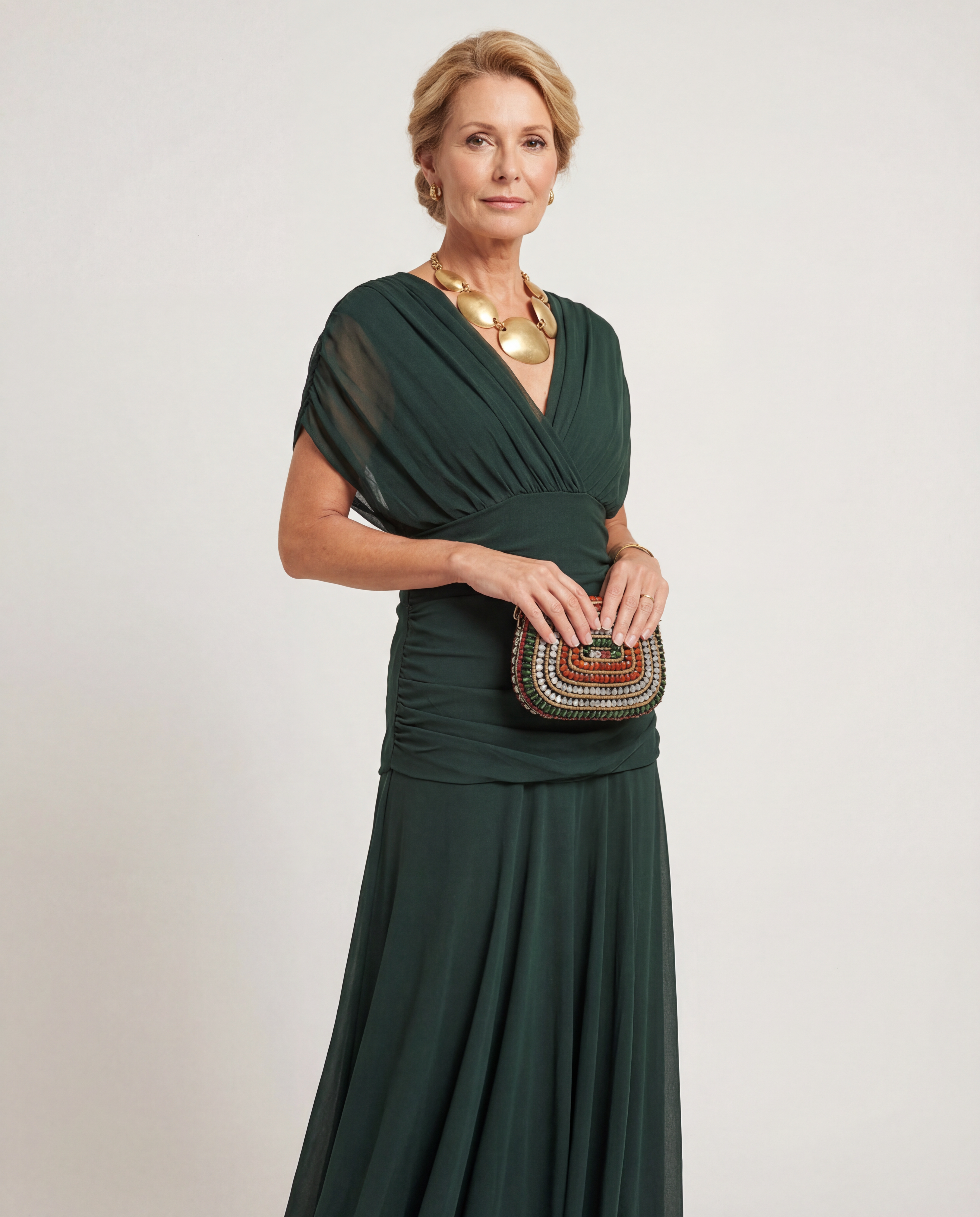 Kavela | Off-Shoulder Draped Dress