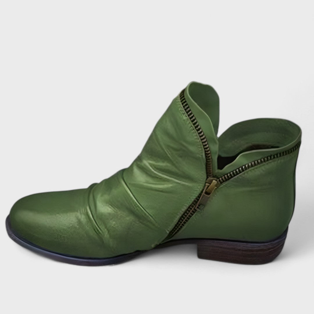 Eleanor | Zip Ankle Boots