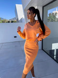Georgina | Knit Overlay Dress Set