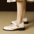 Nadine | Brogue T-Strap Mary Jane Shoes