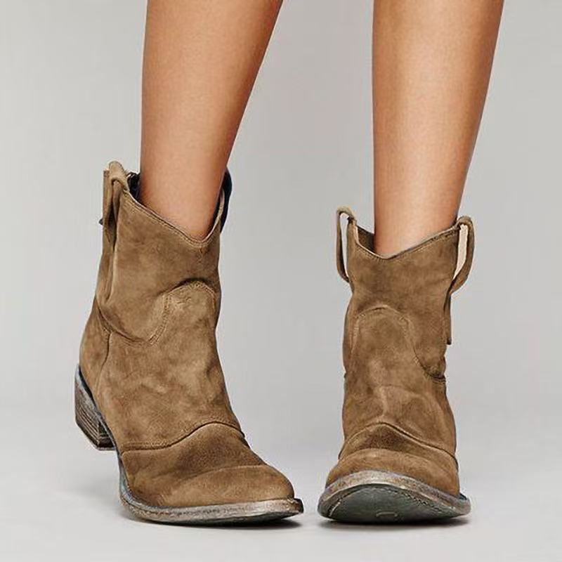 Della | Western Ankle Boots