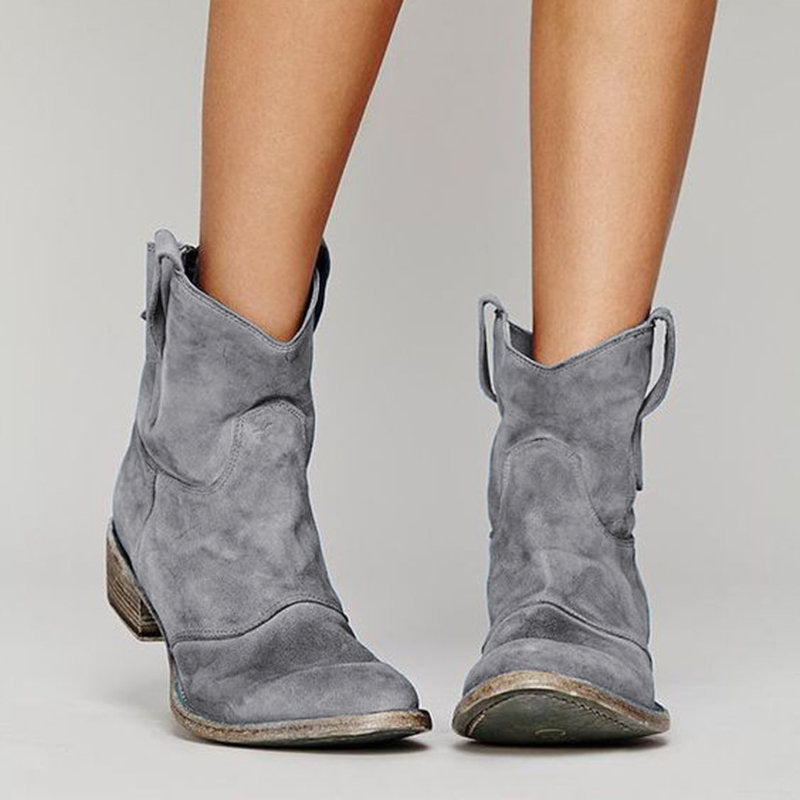 Della | Western Ankle Boots