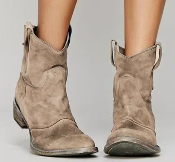 Della | Western Ankle Boots