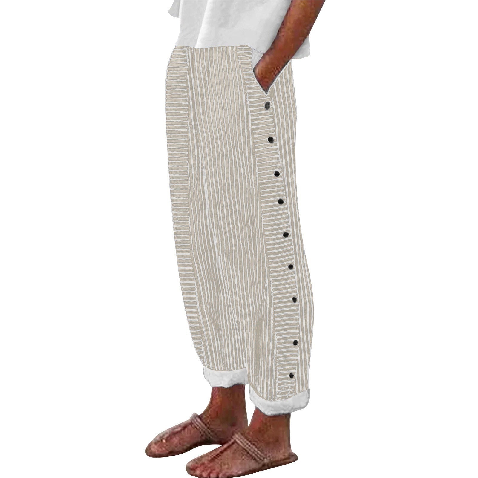 Sylvie | Striped Trousers