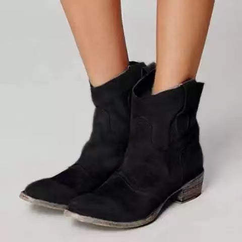 Della | Western Ankle Boots