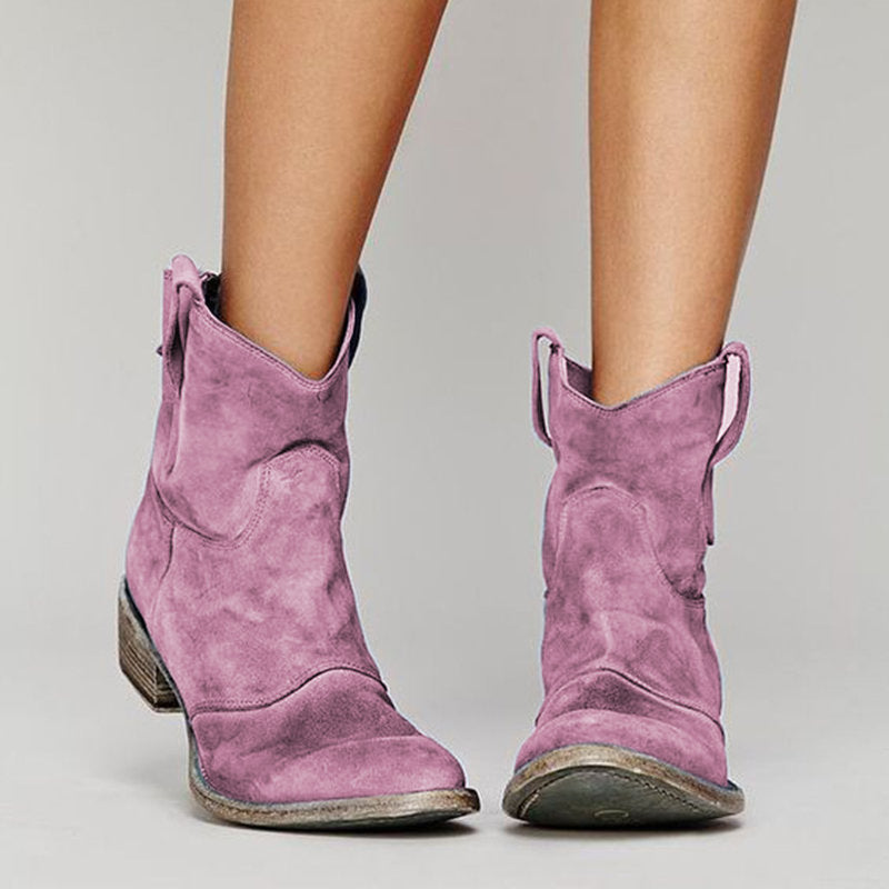 Della | Western Ankle Boots