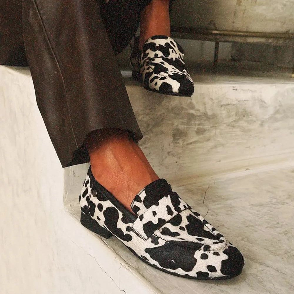 Yseult | Animal Print Loafers
