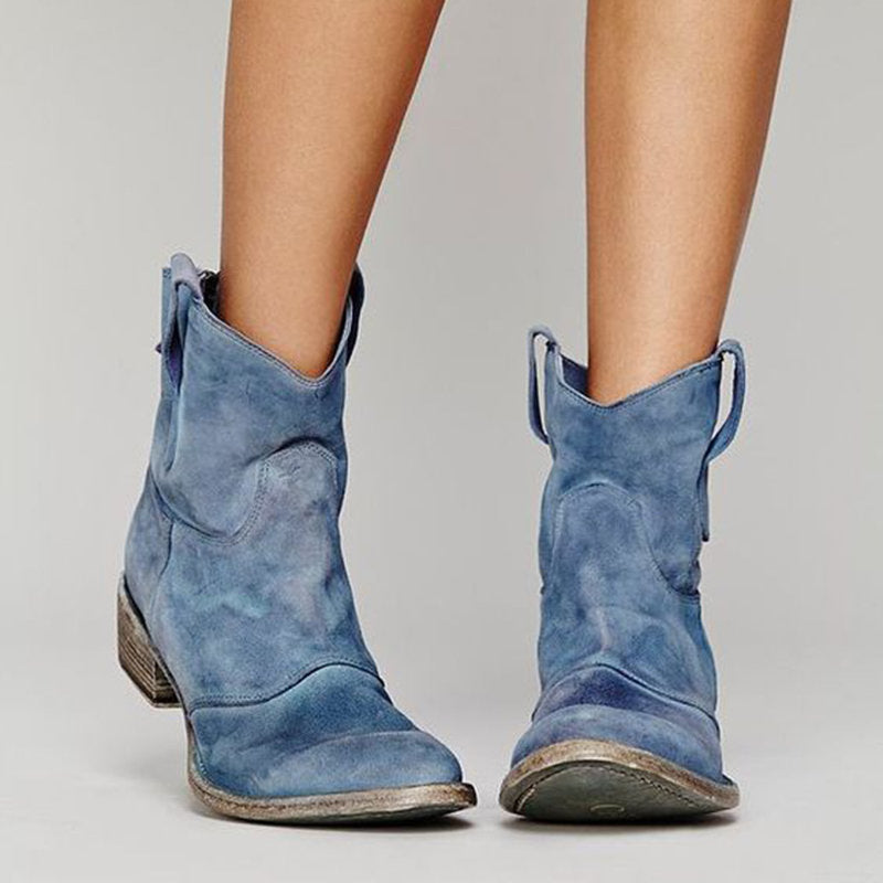 Della | Western Ankle Boots