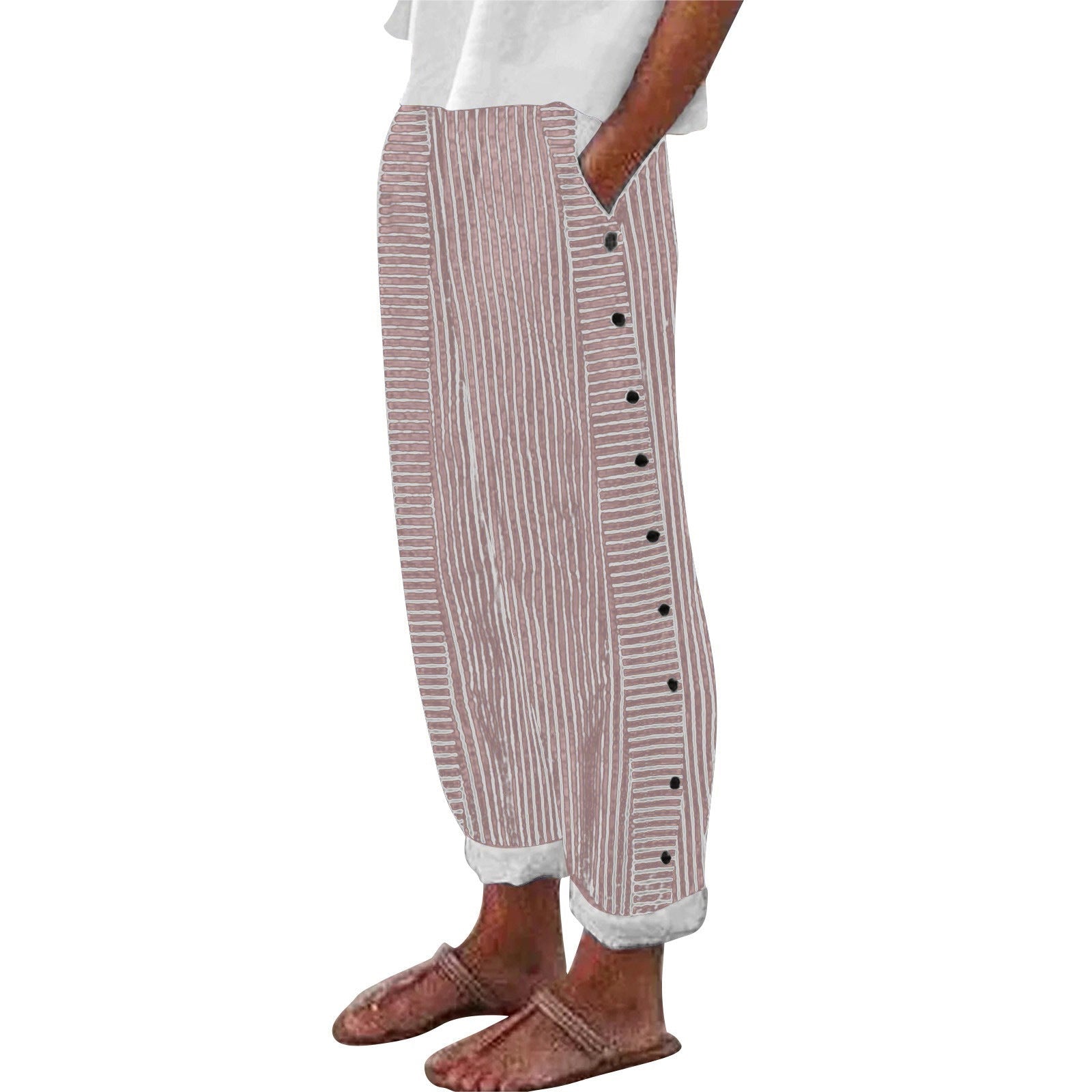 Sylvie | Striped Trousers