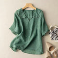 Kristina | Vintage Scalloped Blouse