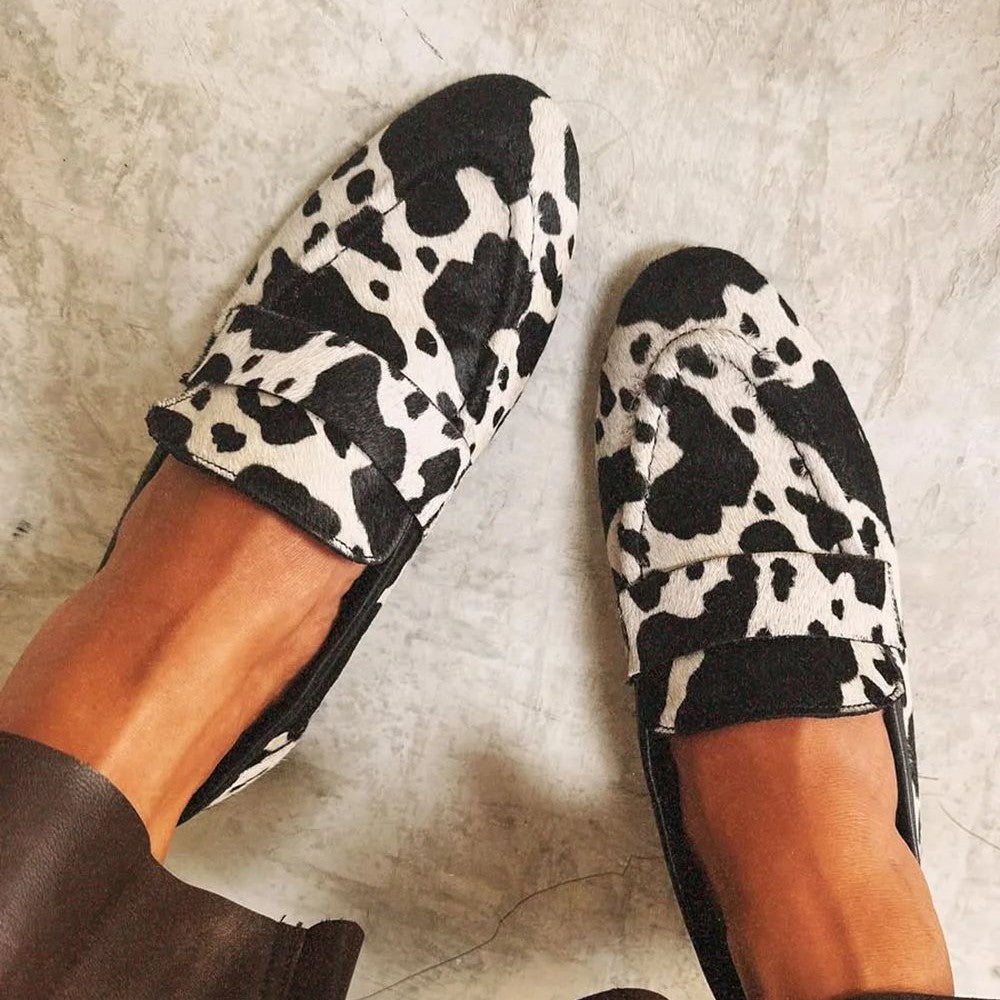 Yseult | Animal Print Loafers