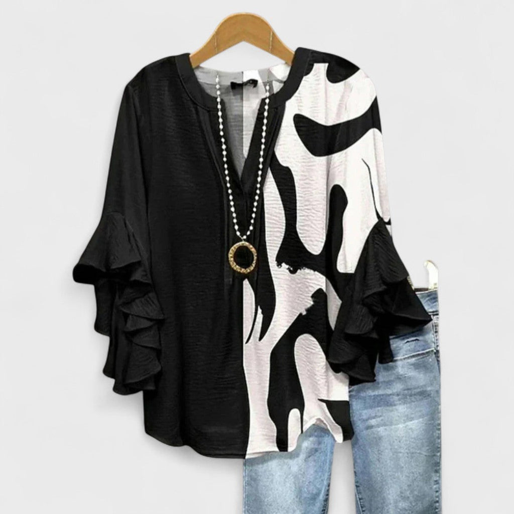 Meredith | Ruffle Sleeve Blouse