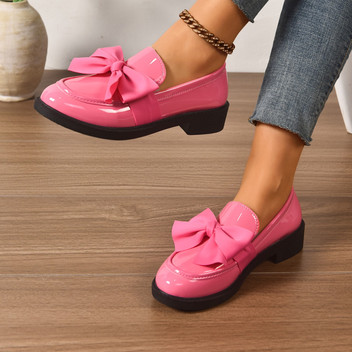 Wilda | Bow Loafers