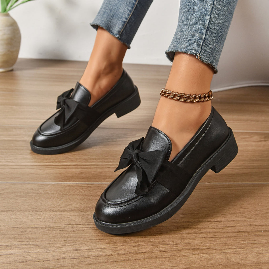 Wilda | Bow Loafers