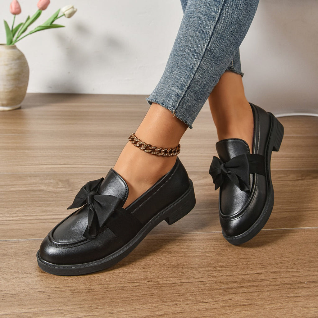 Wilda | Bow Loafers