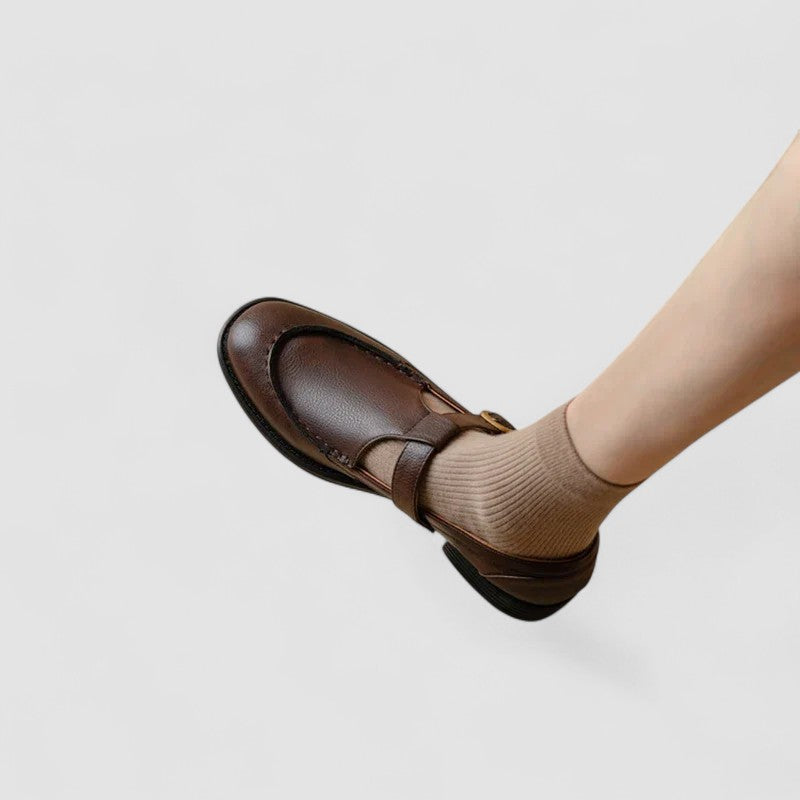 Carla | Square-Toe Mary Jane Shoes