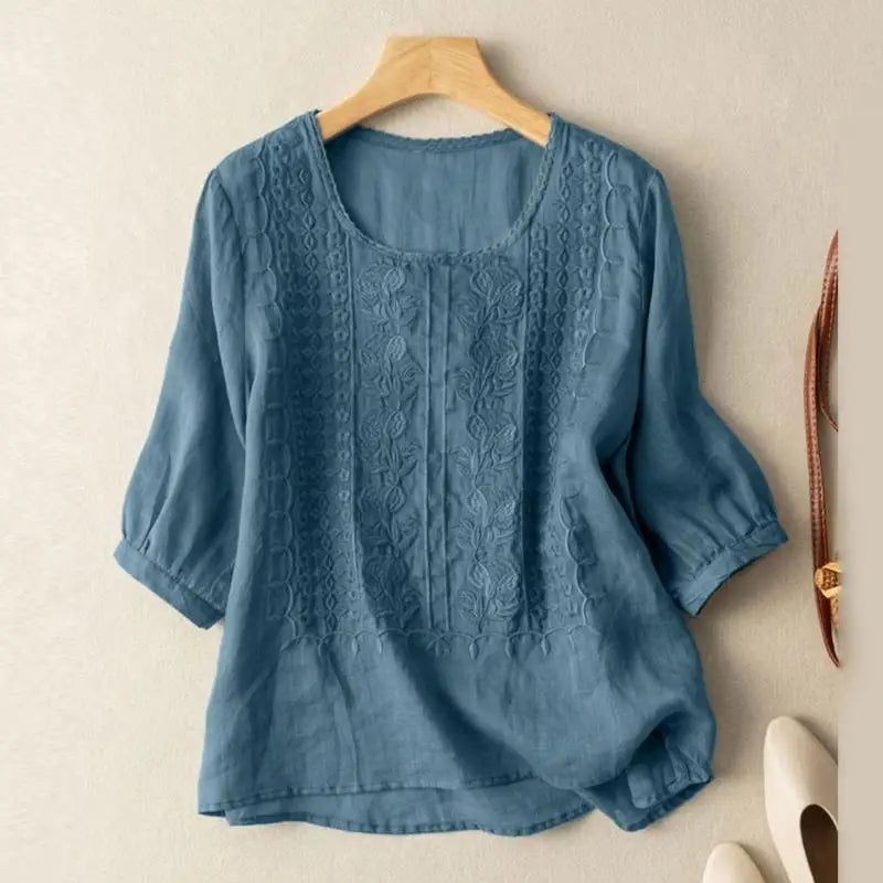 Penelope | Embroidered Blouse