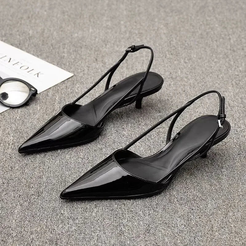 Naomi | Slingback Low Heels