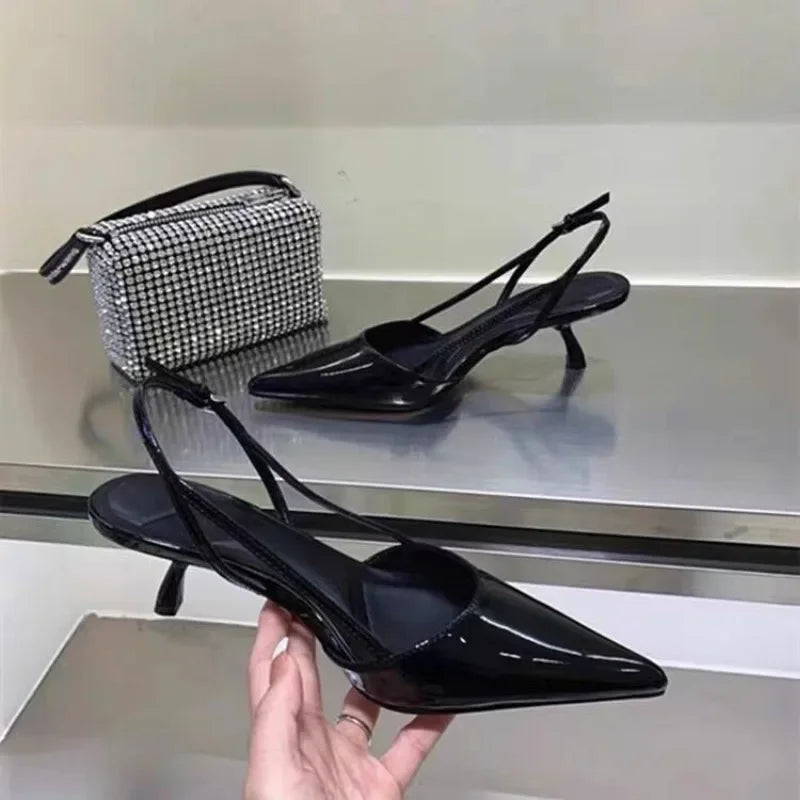 Naomi | Slingback Low Heels