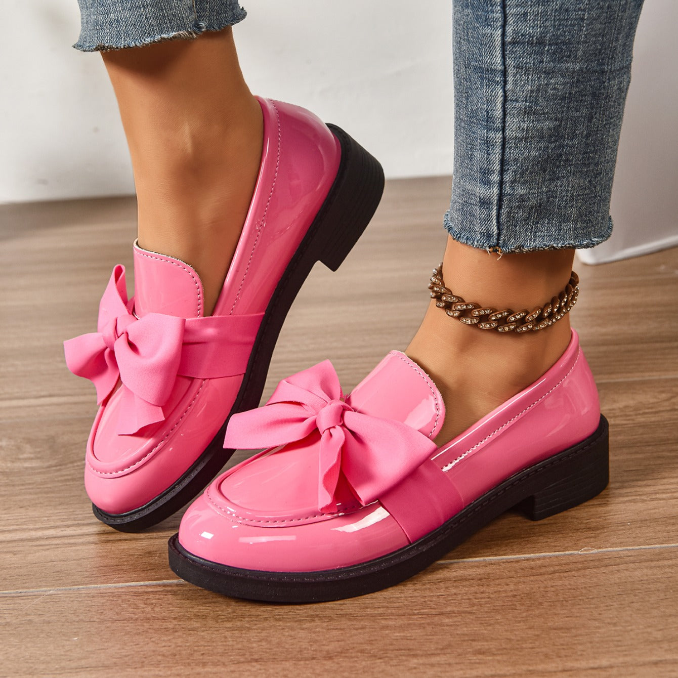 Wilda | Bow Loafers