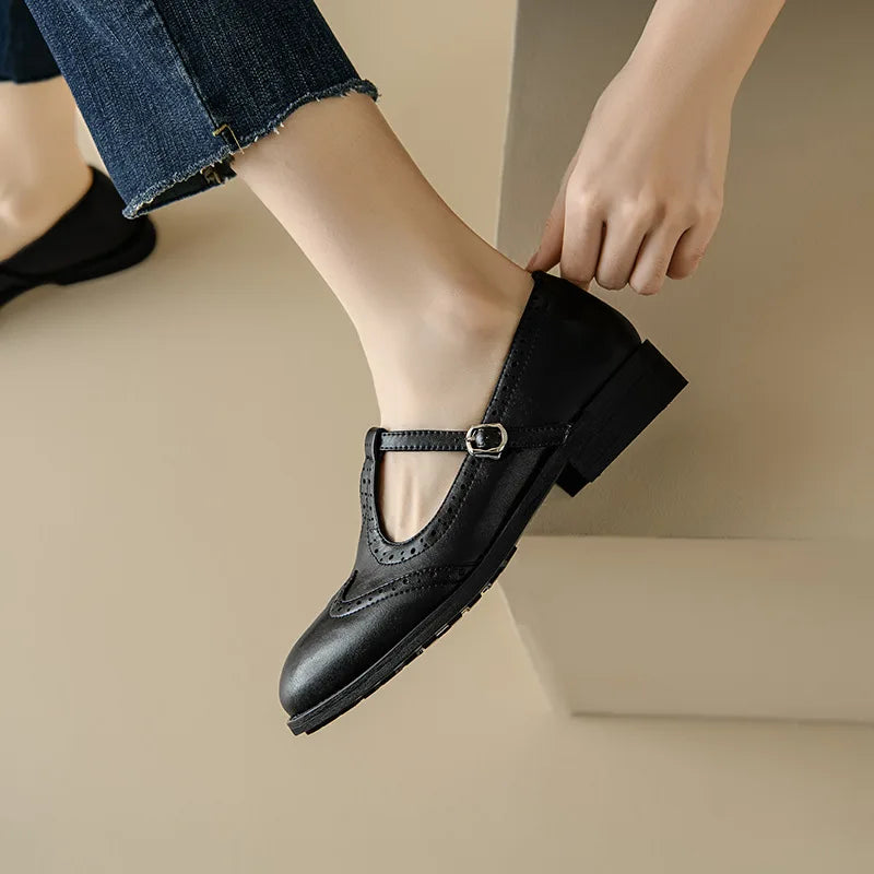 Ophelia | T-Strap Mary Jane Shoes