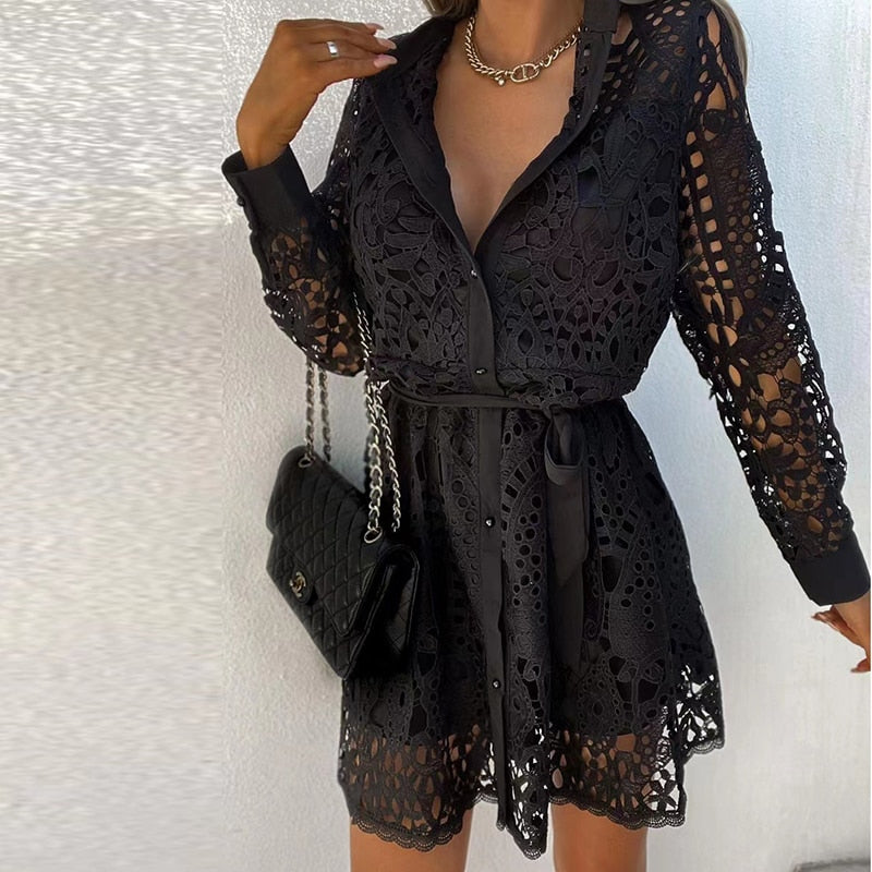 Tamsin | Lace Mini Dress