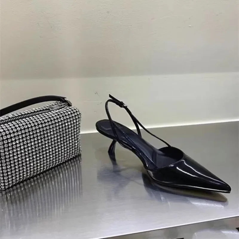 Naomi | Slingback Low Heels