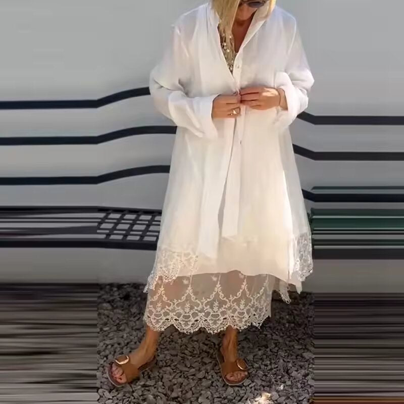 Ottoline | Lace Dress & Cardigan Set