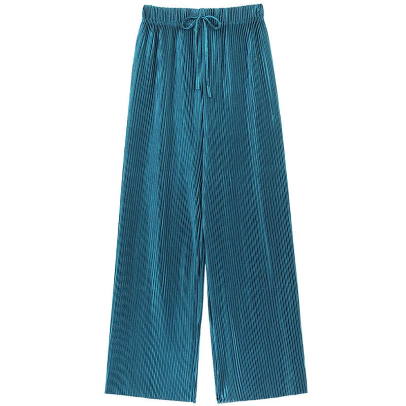 Margaux | Pleated Wide-Leg Trousers